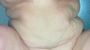 Fat hairy juicy pussy drips cum after being bent over and fucked 💦