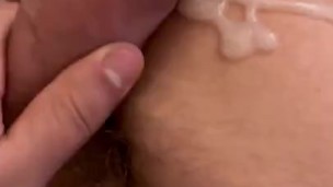 Polla sin cortar se viene