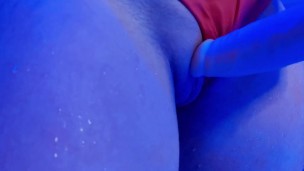 HotWife Fucking Pussy Upclose With Dildo