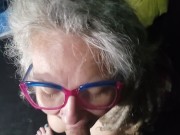 Teaser of Silver 420 MILF Hippie blowing their Daddy -- Death PixZ Stx does Porn on OF 4/16