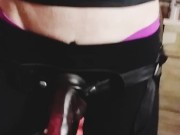Gaggin em  on my Cock while Smoking!!
