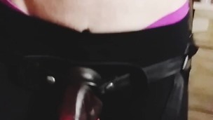 Gaggin em on my Cock while Smoking!!