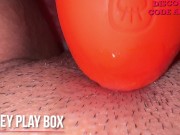 🥵cum with me and my new toy JOI HONEY PLA BOX! COMMENT IF YOU CUM😜 16/16