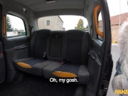 Fake Taxi Vile Vixen pounded hard outside of the taxi and gets cum in her mouth 1/16