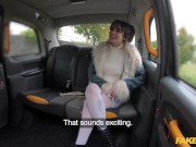 Fake Taxi Vile Vixen pounded hard outside of the taxi and gets cum in her mouth 3/16