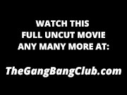 Amateur guys queue up for sex with a British porn star 16/16