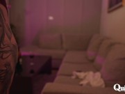 Sexy latin girl playing dirty in her first foot fetish video