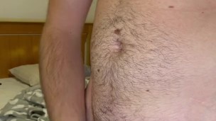 Horny teenager jerking and moaning