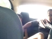 Riding in the uber makes me undress and touches me 11/16