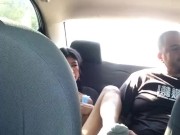 Riding in the uber makes me undress and touches me 12/16