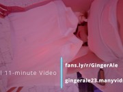 Fucking my Satin Panties till Cum | Pigtailed Big Tits Curvy Redhead Pantyjob | Ginger Ale 16/16