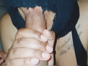 Giving college senior blowjob in dorm room 💋 16/16