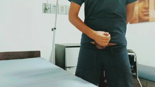 in the hospital room