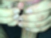 出して❤︎巨乳なスーパー店員さんが小銭で喘ぎながら手コキしてくれました♡#203【HJJ,RKD】 9/16