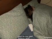 POV «Мне очень нужен зачет» Сосу хуй препода пока его жена дома (with subs) 16/16