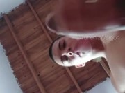 Argentinian loves to cum and fill the camera with semen! 3/16