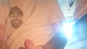 Wanking in the lorry in a busy industrial estate