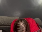 BBW Stepmom blows cuckold dick 10/16