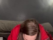 BBW Stepmom blows cuckold dick 5/16