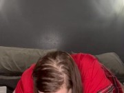 BBW Stepmom blows cuckold dick 7/16