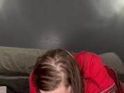 BBW Stepmom blows cuckold dick 9/16