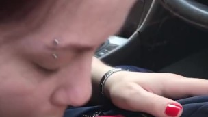 NASTY COCK SUCKING IN MY NISSAN LAUREL