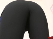 Lady Lucy Gresty strips from silky blouse and skintight pants in the office 4/16