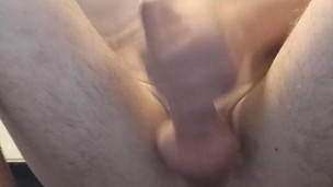 Young fresh shaved amateur guy fucks his tight asshole with a dildo for first time