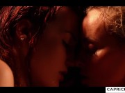 CAPRICE DIVAS - Steamy Lesbian Love in Water with Two Fit Babes 4/16
