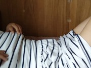 乳首オナニーに耽る変態日本人女性は、乳首の快感で腰をくねらせる♥️ 2/16