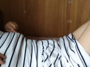 乳首オナニーに耽る変態日本人女性は、乳首の快感で腰をくねらせる♥️ 3/16