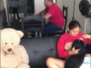 I invite my girlfriend to see a movie and we end up fucking in the living room. 11/16