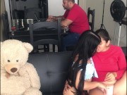 I invite my girlfriend to see a movie and we end up fucking in the living room. 7/16