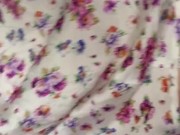 I put my cock in her mouth as soon as I wake up and I cum on her small tits 1/16