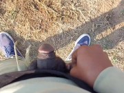 Pissing at public place and showing tiny dick at mall