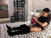 My stepsister helped me cum after catching me masturbating with a Sohimi Toy 1/16