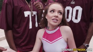 Aliya Brynn In Seven Man Interracial Gangbang