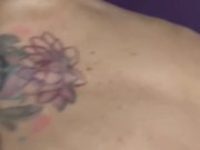 she planned to go to bed without sucking my dick and i cum on her small tits 4/16