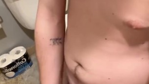 Playing with my dick!!! Tattooed Daddy showing off his cock