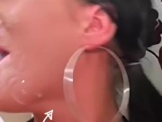 Facial blasted into her face 7/16