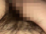 剛毛ぽっちゃり素人が深夜にひっそりオナニー♡リアルな主観映像【個人撮影】 3/16