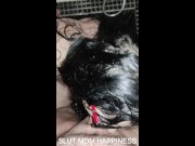 Piss-with big tits and a tit tag swallows cock 16/16