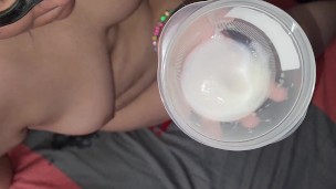 Mi esclava sexual se come mi semen frito con mantequilla