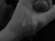 Quick cumshot before wife gets home 12/16