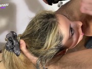 BUKKAKE ARGENTINO - DivinaMaruuu se Traga 10 Corridas de sus Fans 16/16