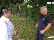 Busty BBW Slut Abby Titts Enjoys Hard Sex With Big Dick Stud - AMATEUR EURO 1/16