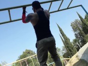 Entrenamiento en parque termina en absoluto placer