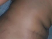 POV Curvy Ebony Taking Hair Pulling BackShots 12/16