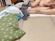 隣の部屋に人がいるのにSEX。喘ぎ声を我慢… 日本人/中出し/素人/個人撮影/Japanese/Amateur/Creampie/Hentai 5/16