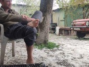 Walking in the yard 3/16